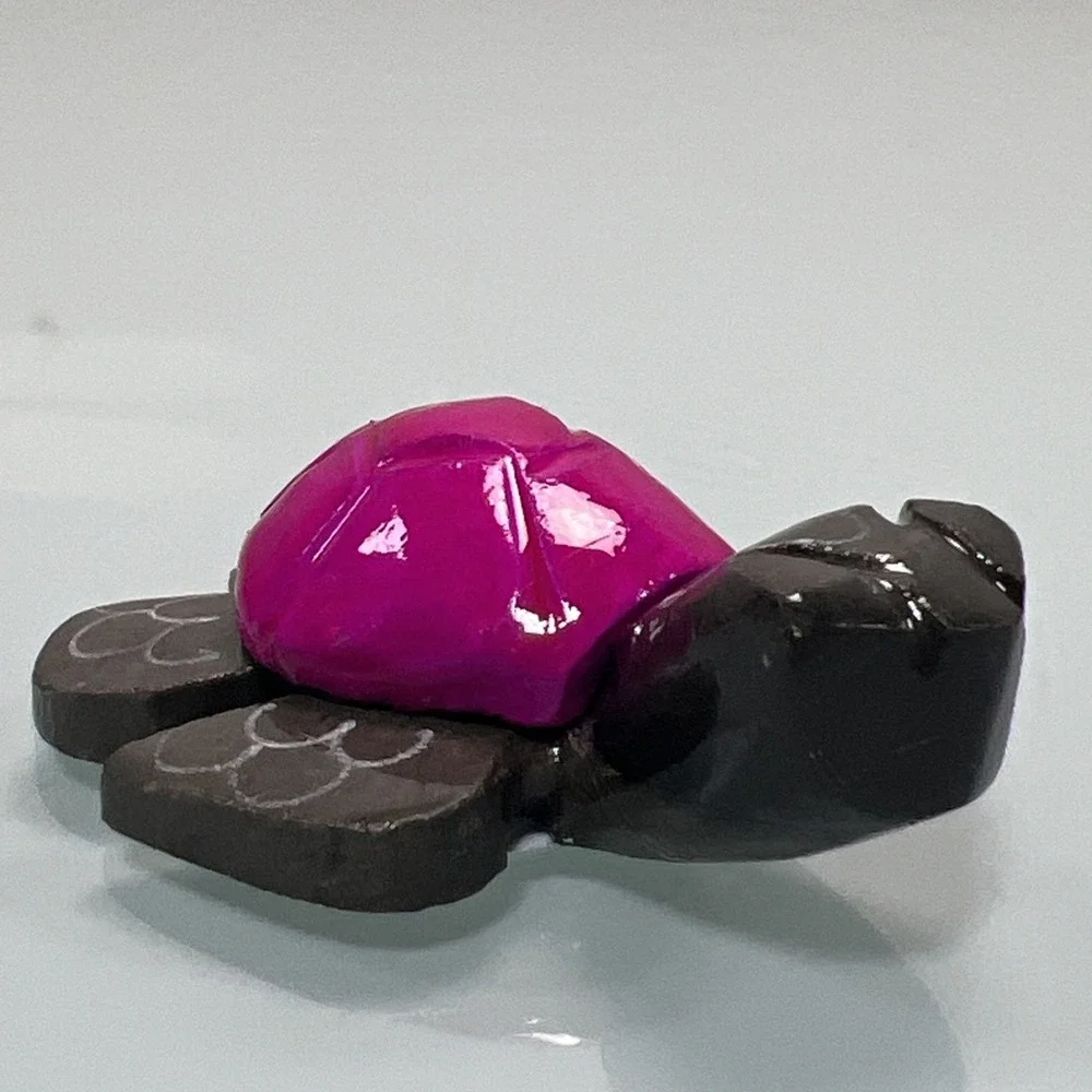 Handcrafted Ecuador Stone‎ Sea Turtle Pair Coastal Nautical Beach House Decor